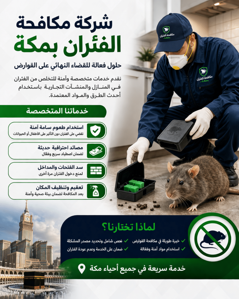 شركة مكافحة الفئران بمكة